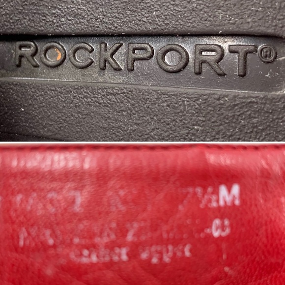 Rockport Tan Leather Square Toe Block Heel Boots - Picture 8 of 8